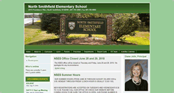 Desktop Screenshot of nses.northsmithfieldschools.com