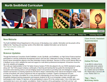 Tablet Screenshot of curriculum.northsmithfieldschools.com